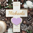 První svaté přijímání dárek křížek se jménem výška 25cm