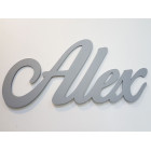 Dřevěné jméno na zeď šířka 80cm - Milanko