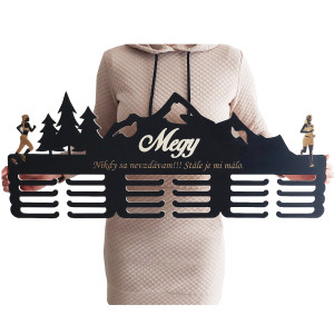 80 cm věšák na medaile 2