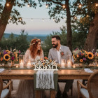 Svatební stojan Mr a Mrs