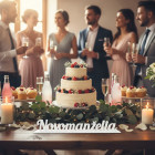 Svatební stojan Novomanželé