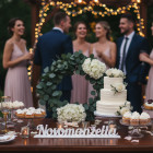 Svatební stojan Novomanželé