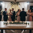 Svatební stojan Novomanželé