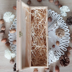 Dřevěný obal na 1 lahev 2