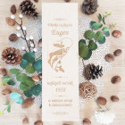 Dárkový obal na víno s kovovým zavíráním - Rybář