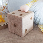 Dřevěná kostka na hraní 5,5cm