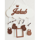 Jméno s obláčkem barva hnědá