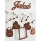 Jméno s obláčkem barva hnědá