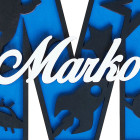 Dřevěné písmeno se jménem - vesmír