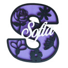 30cm Písmeno se jménem - květiny