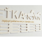 Věšák na medaile KONE laserovaným textem 55cm