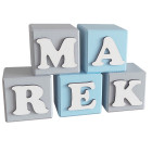 Dekorační kostky se jménem 5,5cm