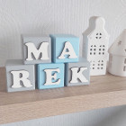 Dekorační kostky se jménem 5,5cm