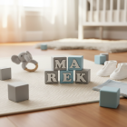 Dekorační kostky se jménem 5,5cm