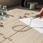 Kovové kroužky 12mm balení 100ks stříbrné