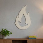 Výzdoba do kostela plamen 70 cm