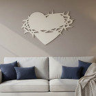 Srdce s korunou Ježíšovou - Božské Srdce 80cm