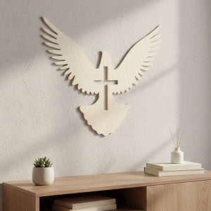 Výzdoba do kostela holubice 60cm 2