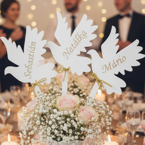 Výzdoba do kostela na 1. svaté přijímání HOLUBICE se jménem