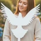 Výzdoba před oltář holubice zápich 40cm