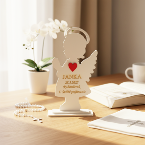 Dárek na první svaté přijímání nebo křest výška 20 cm 2