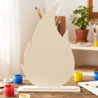 Výzdoba do kostela plamen výška 20 cm