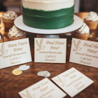 Dřevěná magnetka biřmování 8 cm cena za kus