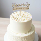 Dřevěný zapich potvrzení s JMÉNEM