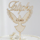 Holubice se jménem na 1. svaté přijímání 15cm