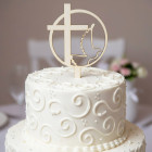 Dřevěný zápis prvého svatého přijímání 15 cm x 14 cm