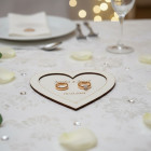 Podnos pod svatební prstýnky s jmény