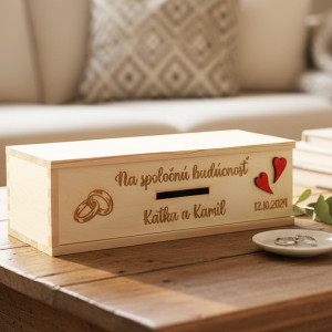 Svatební obaly, krabičky a podnosy
