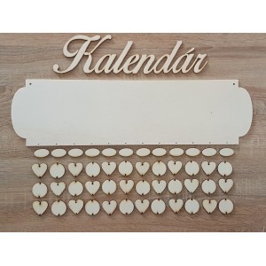 Rodinný kalendář laserovaný 2