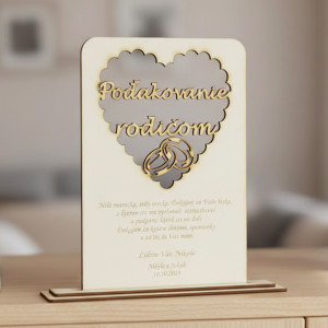 Svatební poděkování