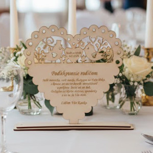 Svatební poděkování