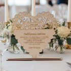 Poděkování rodičům vyřezané ptáčky