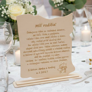 Svatební poděkování