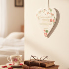 Poděkování mamince - cedule na zavěšení 17cm