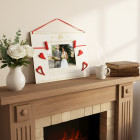 Svatební dřevěná tabulka 30x22cm na foto