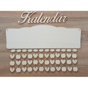 Rodinný kalendář laserovaný 2