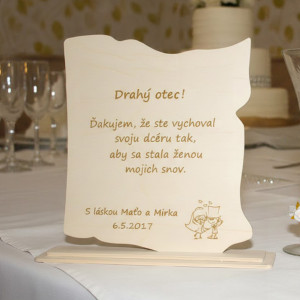 Svatební poděkování