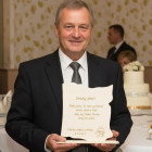 Dřevěný poděkovací list otci 24,5x25cm