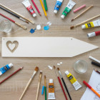 Svatební šipka se srdíčkem