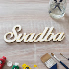 Svatební nápis svatba 70x205mm