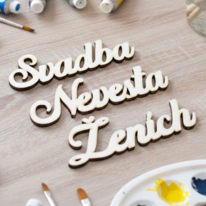Svatební nápisy
