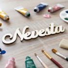 Svatební nápis nevěsta 70x217mm