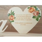 Stojan s křestním jménem a srdíčkem