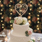 Dřevěný špíz jsme svou v srdíčku