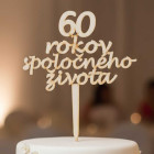 Dřevěný kol se 60 let společného života šířka 20 cm