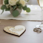 Magnetka svatební vroubkovaná květiny 55x55x3mm